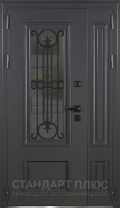 Стальная дверь Металлобагет №13 с отделкой Порошковое напыление