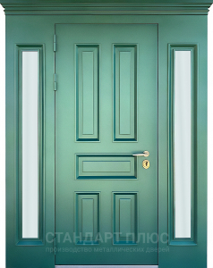 Стальная дверь Металлобагет №25 с отделкой Порошковое напыление